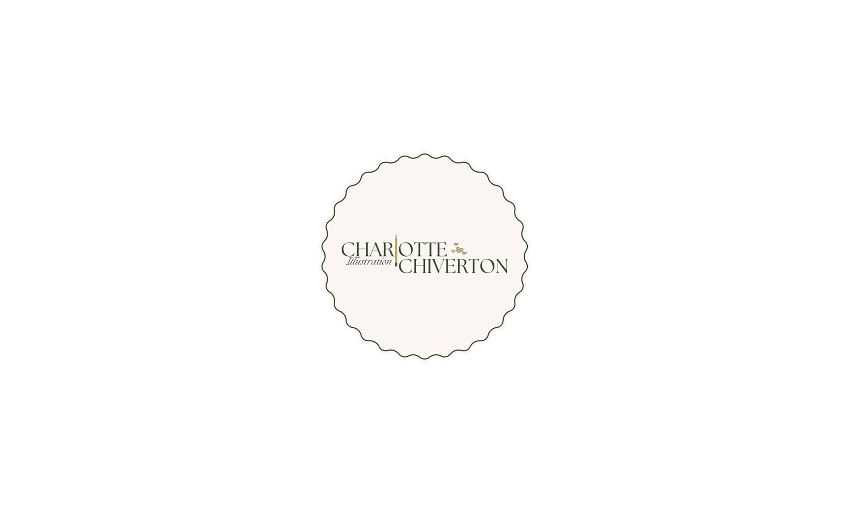 Charlotte Chiverton Illustration logo Hampshire wedding illustrator branding