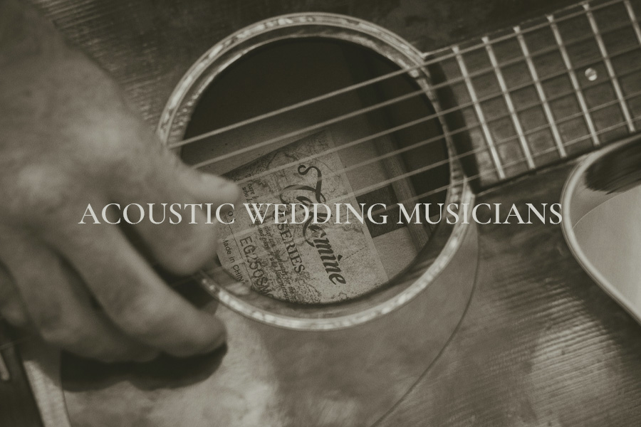 dorset-acoustic-wedding-musicians-guitar-detail-bridesparks Close up of acoustic guitar being played by wedding musician in Dorset showing strings and sound hole detail