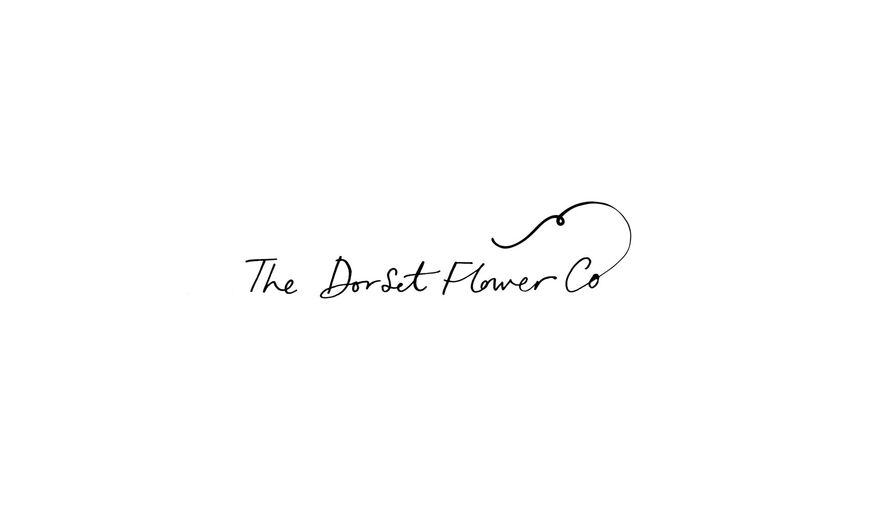 Dorset Flower Co wedding florist logo Dorset