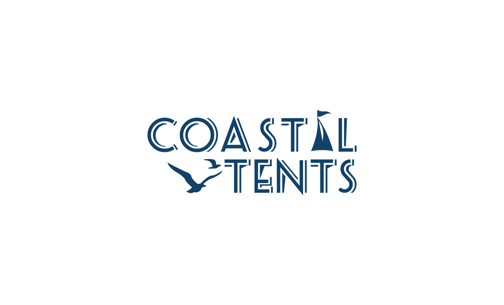Coastal Tents logo for wedding tipi and sailcloth marquee hire