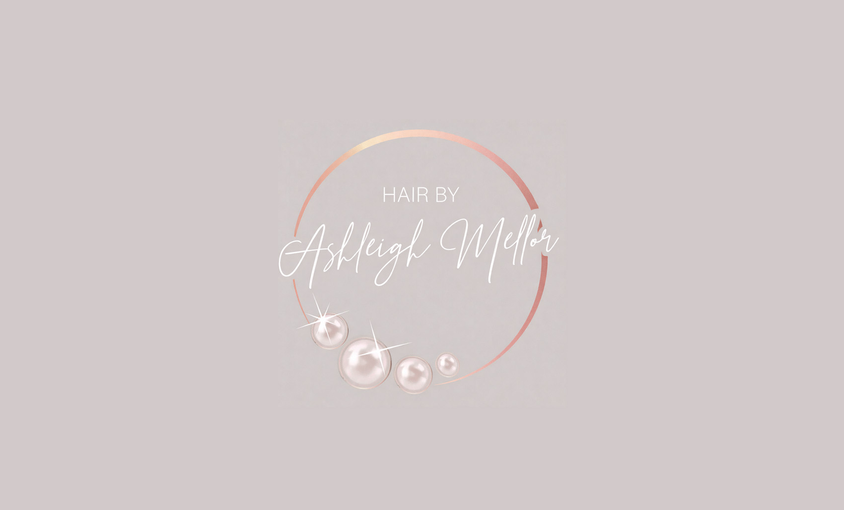 Hair by Ashleigh Mellor bridal hair Dorset logo