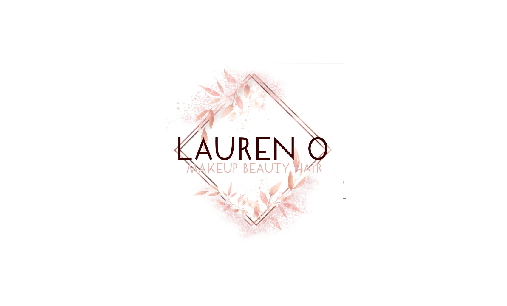 Lauren O MUA wedding hair and makeup artist logo