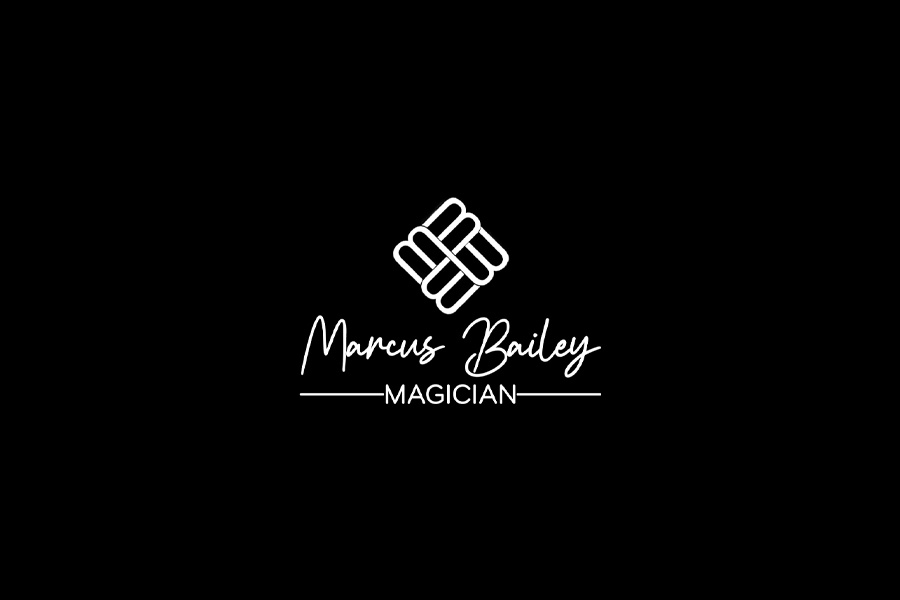 Marcus Bailey Magician logo Southampton wedding magician branding