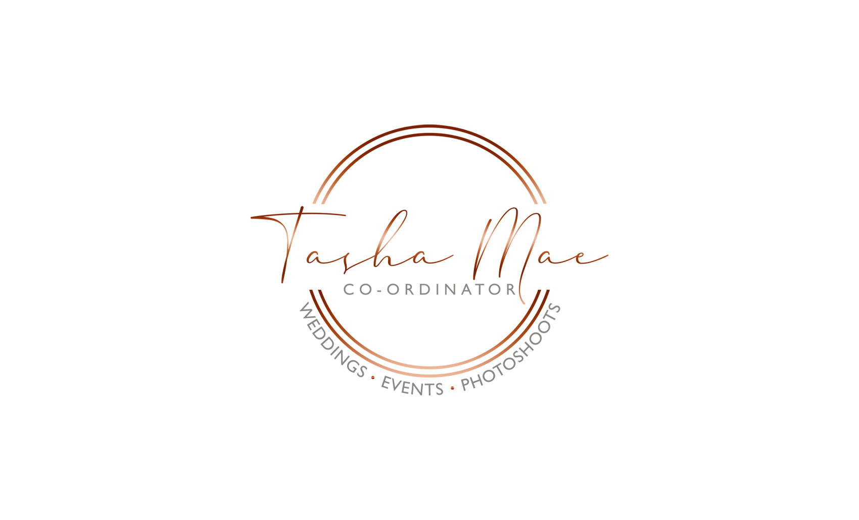 Tasha Mae Wedding Co-ordinator logo Hampshire weddings events photoshoots