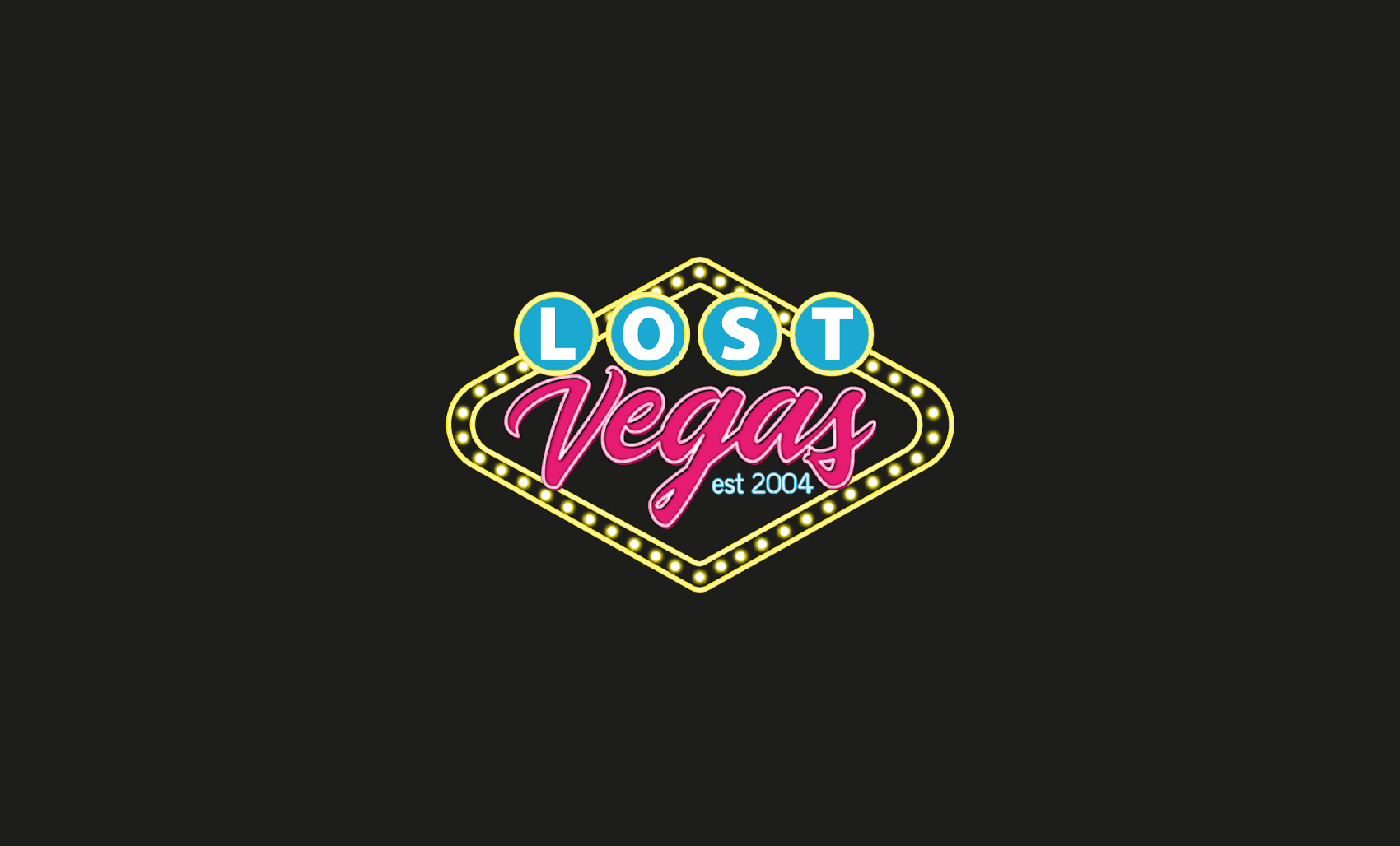 Lost Vegas wedding casino entertainment logo
