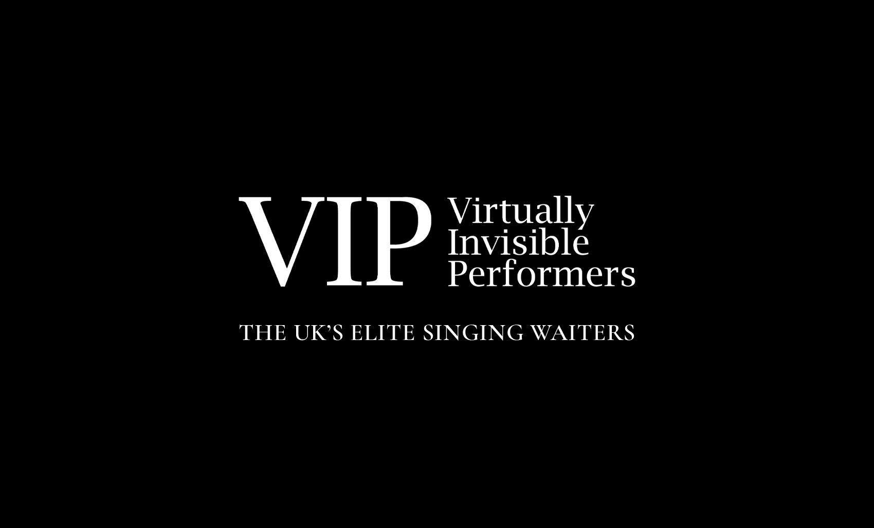 VIP Waiters luxury singing waiter entertainment for Hampshire weddings