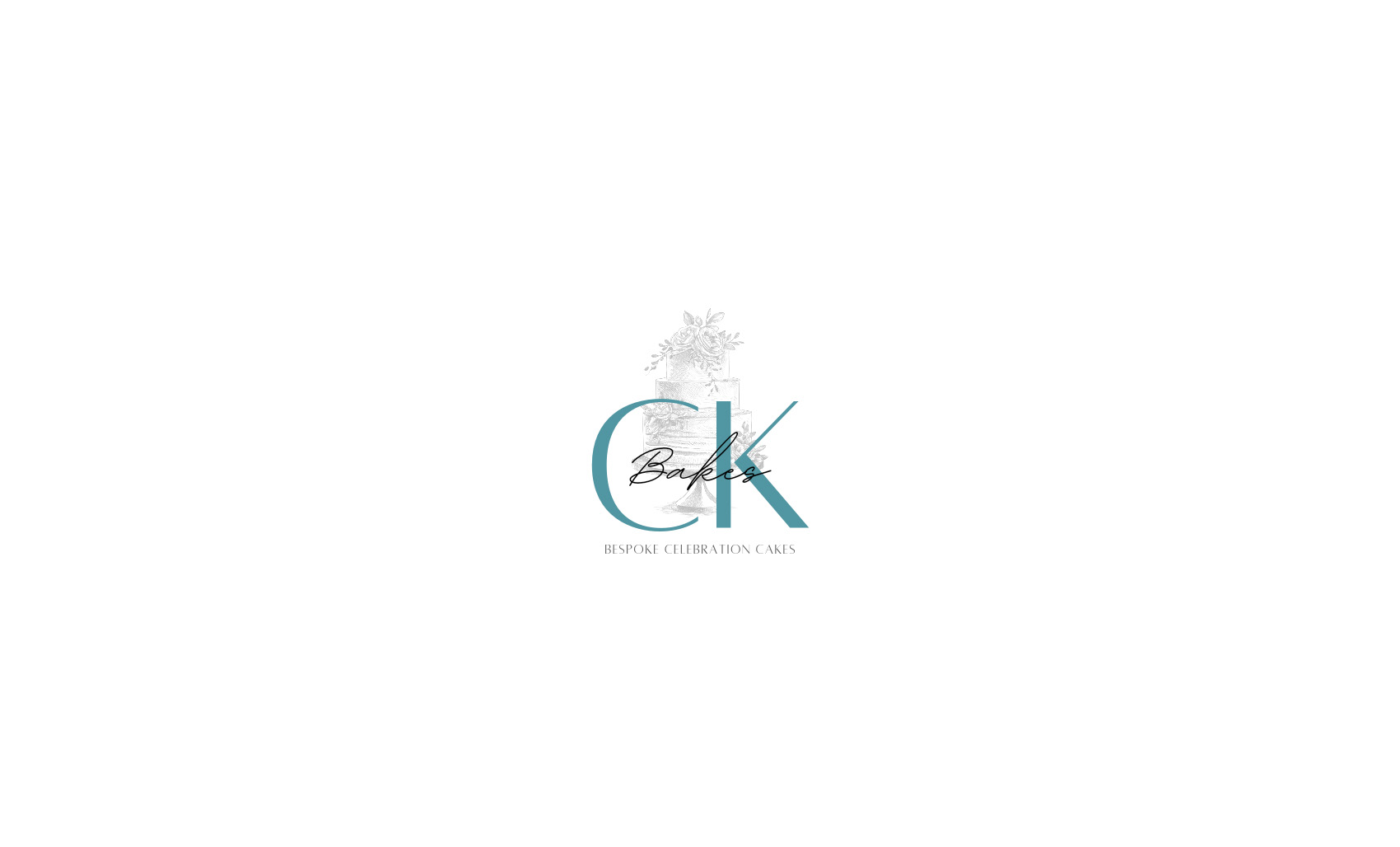 CK Bakes logo, bespoke wedding cake designer in Amesbury, Wiltshire
